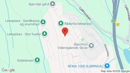 Rooms for rent i Oslo Søndre Nordstrand - kort over placeringen