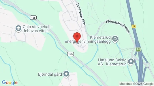 Rooms for rent i Oslo Søndre Nordstrand - kort over placeringen