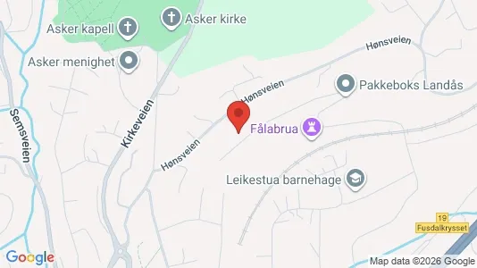 Apartments for rent i Asker - kort over placeringen