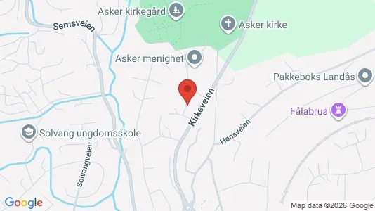 Apartments for rent i Asker - kort over placeringen