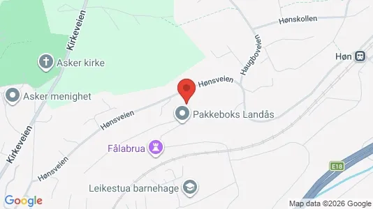 Apartments for rent i Asker - kort over placeringen
