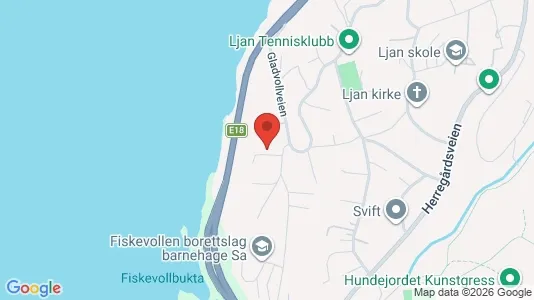 Rooms for rent i Oslo Nordstrand - kort over placeringen