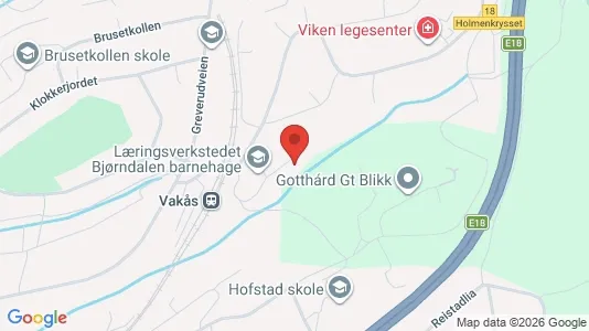 Apartments for rent i Asker - kort over placeringen