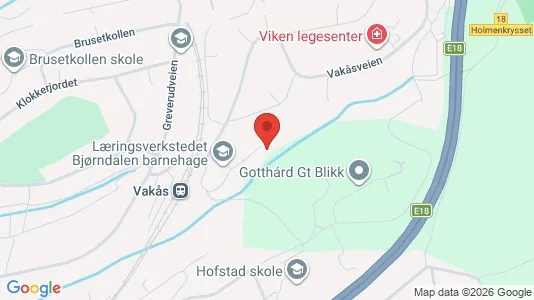Apartments for rent i Asker - kort over placeringen