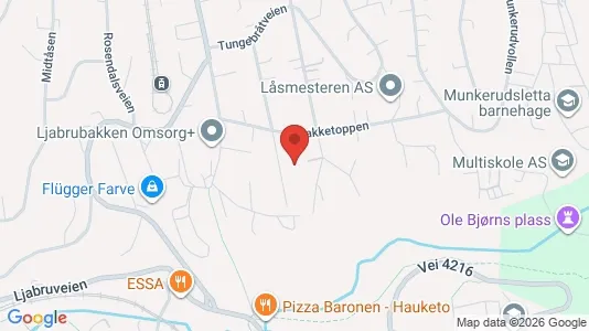 Rooms for rent i Oslo Nordstrand - kort over placeringen