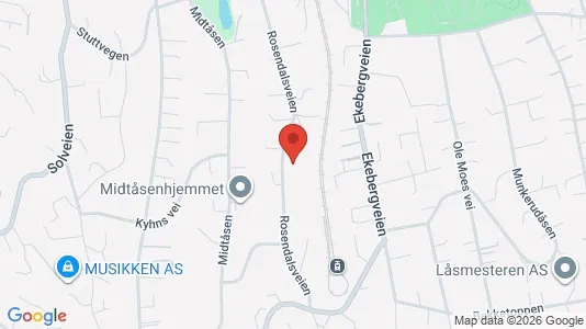 Apartments for rent i Oslo Nordstrand - kort over placeringen