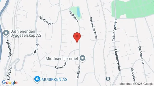 Apartments for rent i Oslo Nordstrand - kort over placeringen