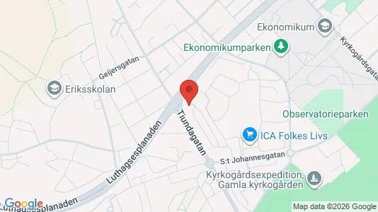Apartments for rent i Uppsala - kort over placeringen