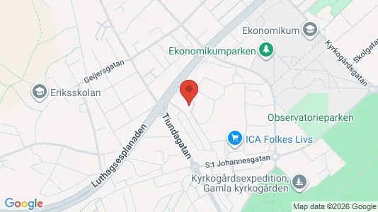 Apartments for rent i Uppsala - kort over placeringen