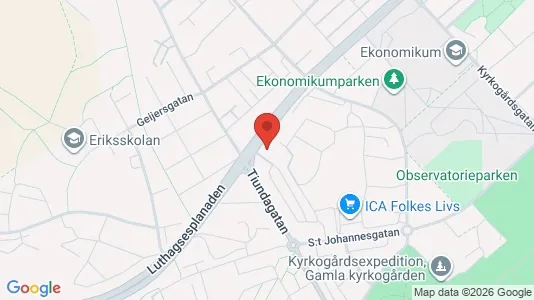 Apartments for rent i Uppsala - kort over placeringen