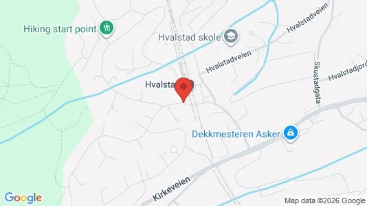 Apartments for rent i Asker - kort over placeringen