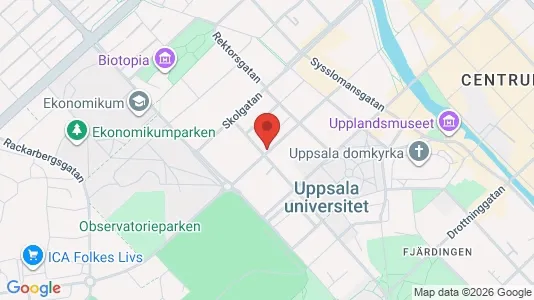 Apartments for rent i Uppsala - kort over placeringen