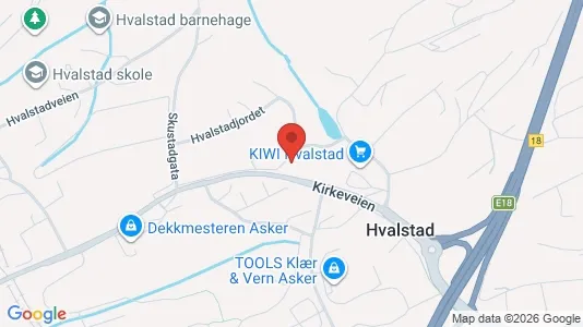 Rooms for rent i Asker - kort over placeringen