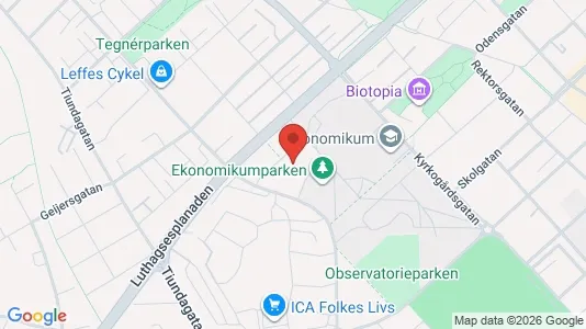 Apartments for rent i Uppsala - kort over placeringen