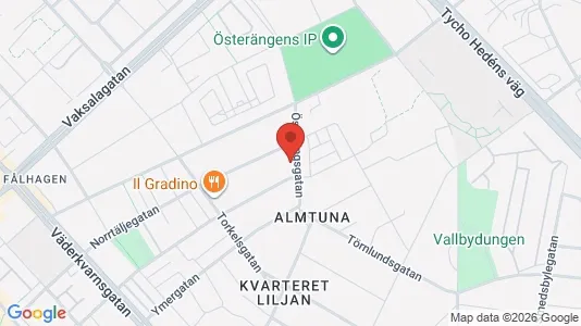 Apartments for rent i Uppsala - kort over placeringen