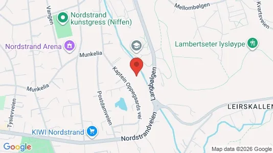Rooms for rent i Oslo Nordstrand - kort over placeringen