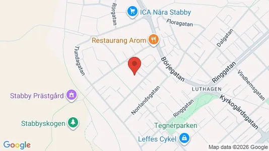 Apartments for rent i Uppsala - kort over placeringen