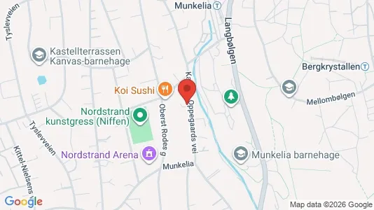 Rooms for rent i Oslo Nordstrand - kort over placeringen