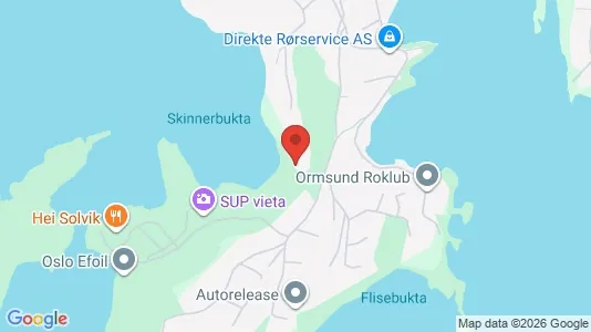 Apartments for rent i Oslo Nordstrand - kort over placeringen