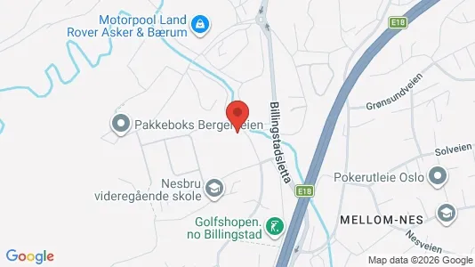Apartments for rent i Asker - kort over placeringen
