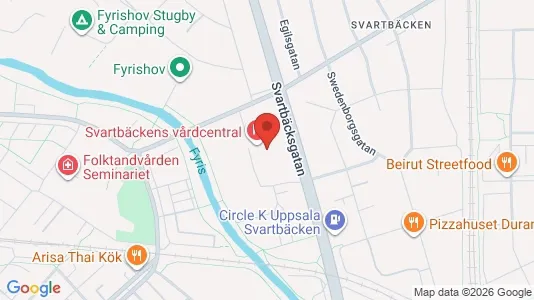 Apartments for rent i Uppsala - kort over placeringen
