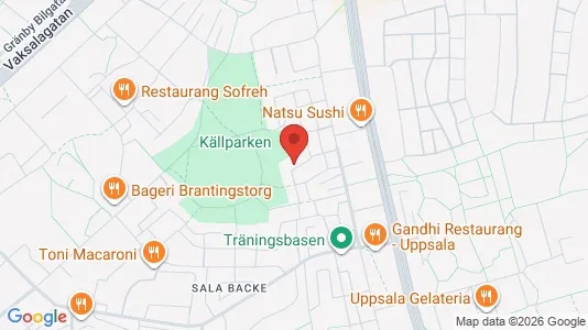 Apartments for rent i Uppsala - kort over placeringen
