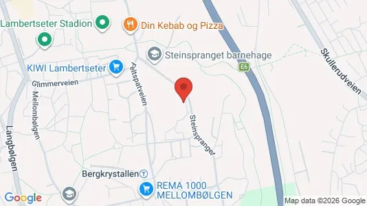 Apartments for rent i Oslo Nordstrand - kort over placeringen