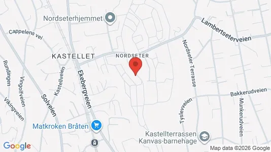Rooms for rent i Oslo Nordstrand - kort over placeringen