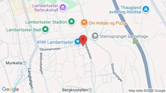 Apartments for rent i Oslo Nordstrand - kort over placeringen