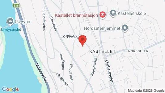 Rooms for rent i Oslo Nordstrand - kort over placeringen