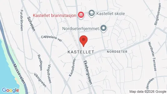 Rooms for rent i Oslo Nordstrand - kort over placeringen