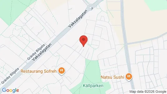Apartments for rent i Uppsala - kort over placeringen