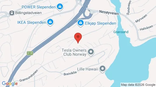 Rooms for rent i Asker - kort over placeringen