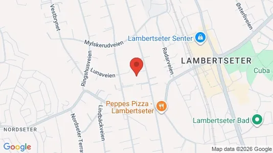 Rooms for rent i Oslo Nordstrand - kort over placeringen