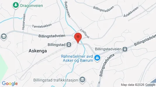 Rooms for rent i Asker - kort over placeringen