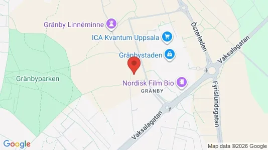 Apartments for rent i Uppsala - kort over placeringen