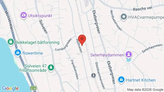 Rooms for rent i Oslo Nordstrand - kort over placeringen