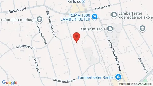 Rooms for rent i Oslo Nordstrand - kort over placeringen