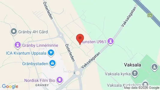 Apartments for rent i Uppsala - kort over placeringen