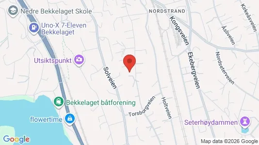 Apartments for rent i Oslo Nordstrand - kort over placeringen