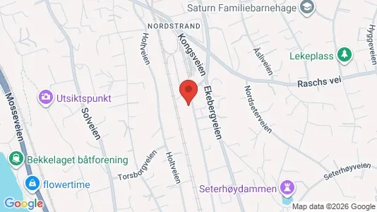 Apartments for rent i Oslo Nordstrand - kort over placeringen