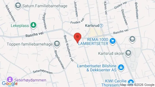Apartments for rent i Oslo Nordstrand - kort over placeringen