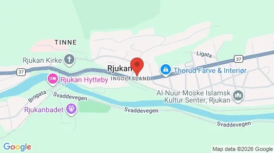 Rooms for rent i Tinn - kort over placeringen