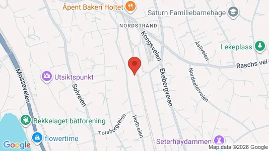 Apartments for rent i Oslo Nordstrand - kort over placeringen