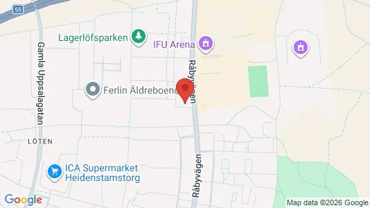 Apartments for rent i Uppsala - kort over placeringen