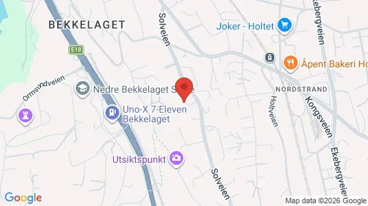 Apartments for rent i Oslo Nordstrand - kort over placeringen
