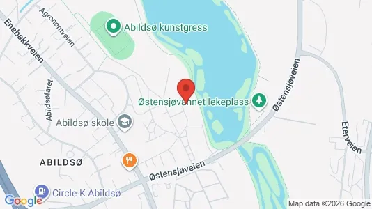 Rooms for rent i Oslo Østensjø - kort over placeringen