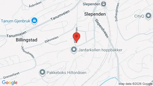 Apartments for rent i Bærum - kort over placeringen
