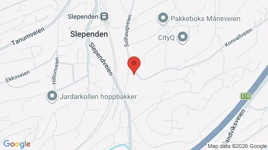 Rooms for rent i Bærum - kort over placeringen