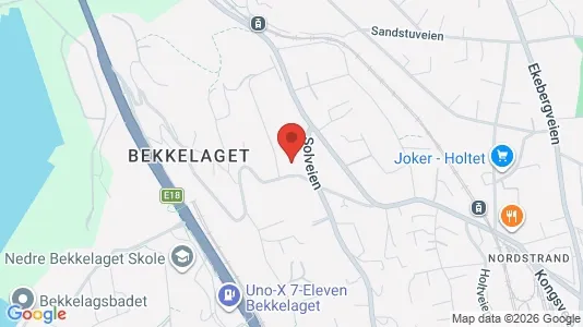 Apartments for rent i Oslo Nordstrand - kort over placeringen